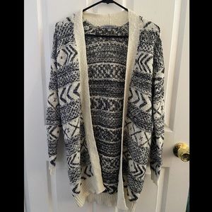 Black and White Cardigan